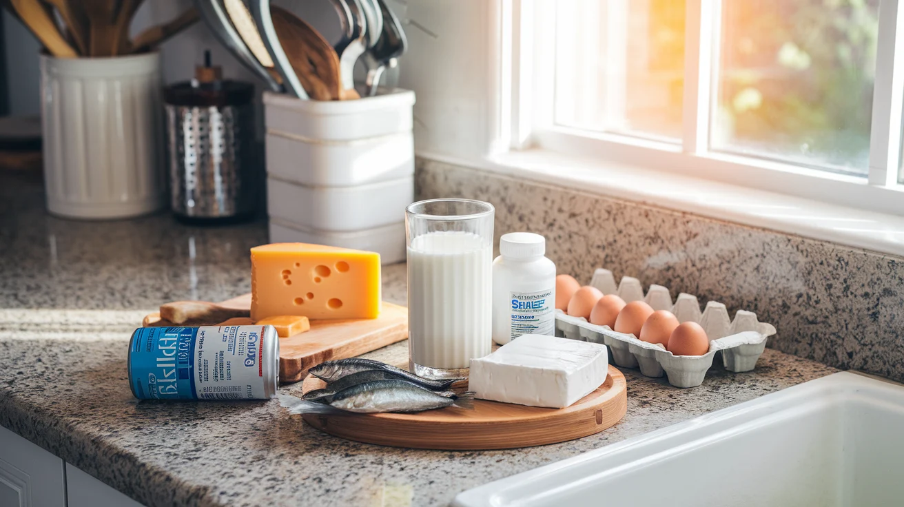 Increase calcium and vitamin D